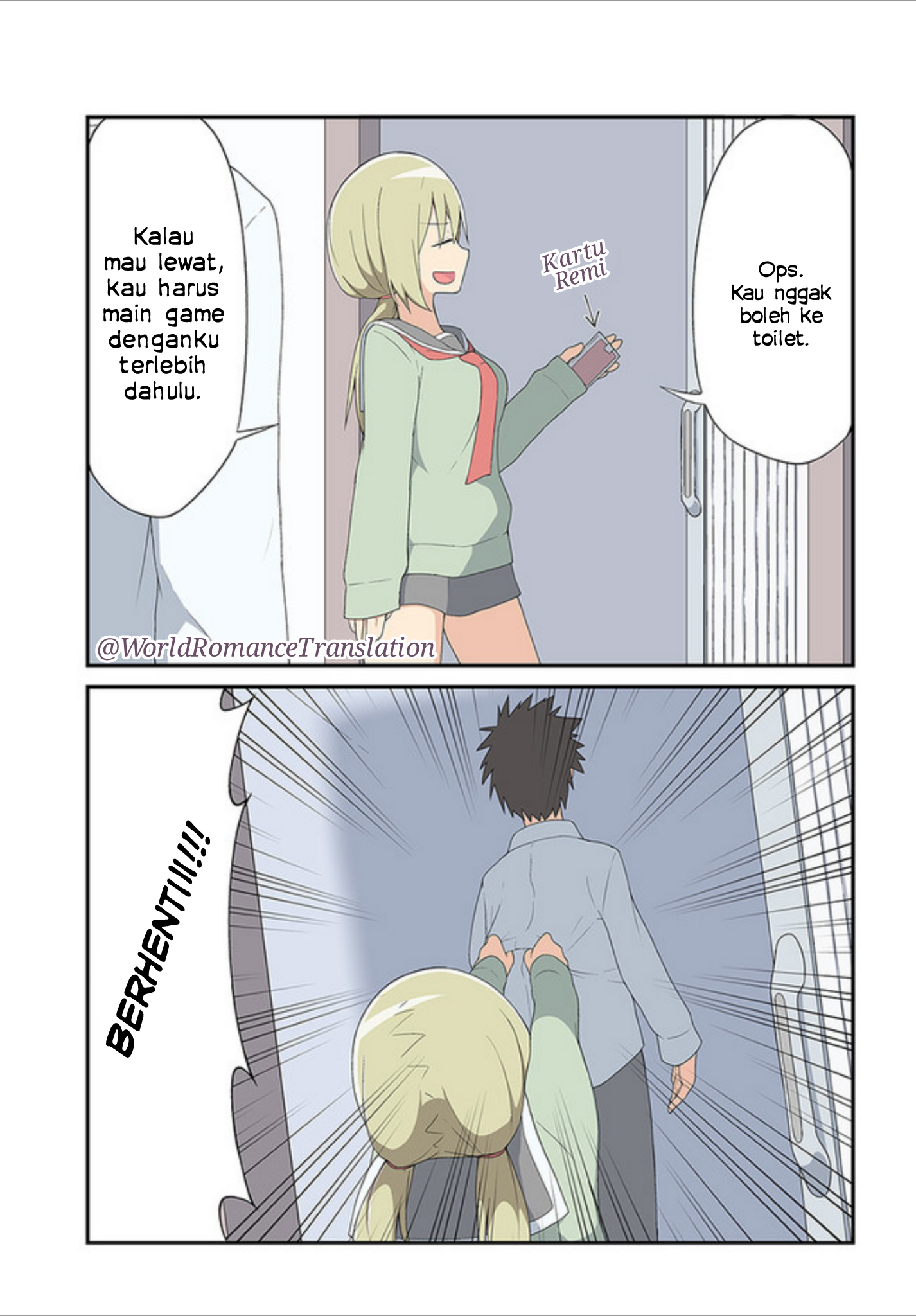 Mayuri-chan Who Quickly Gives Up chapter 3